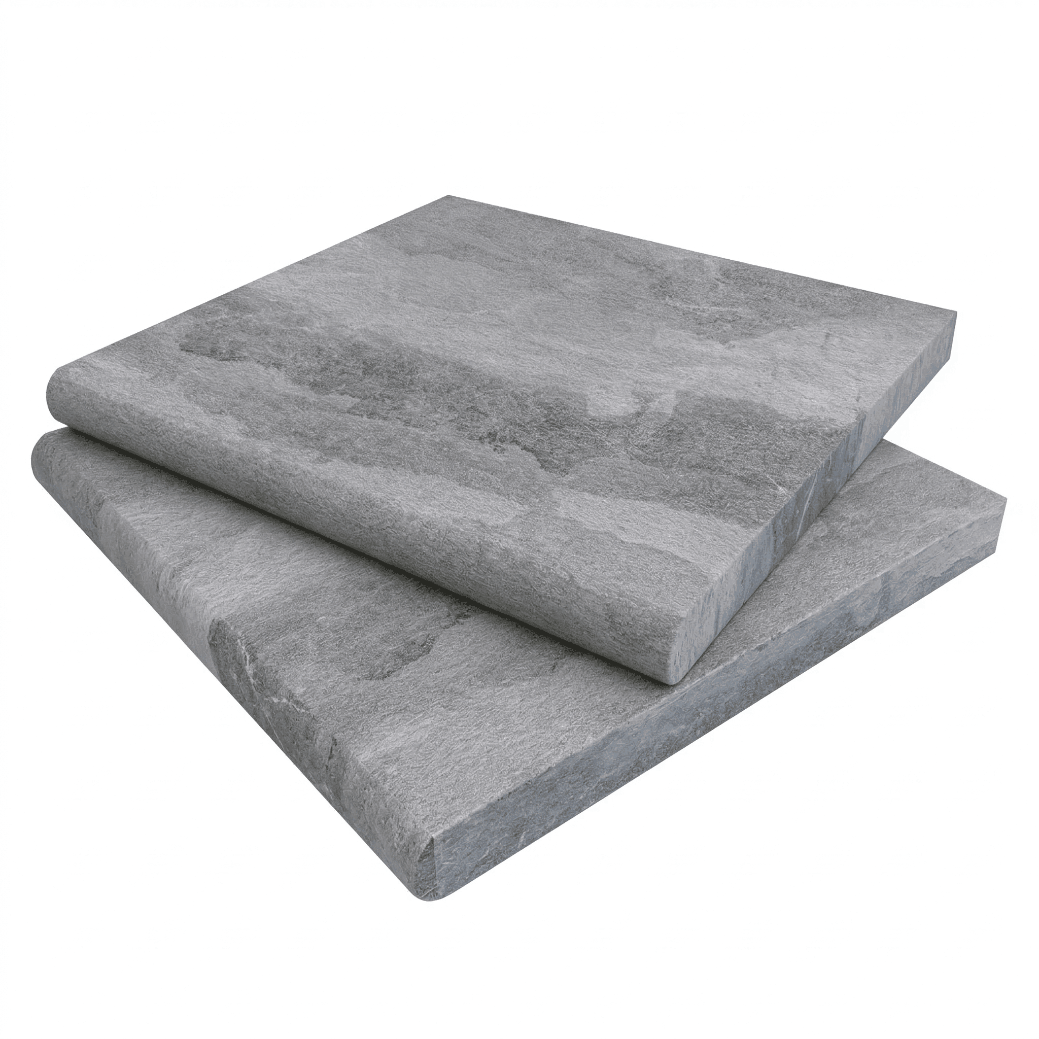 Aegean Grey Sandblasted 12x12 3cm Single Bullnose Coping