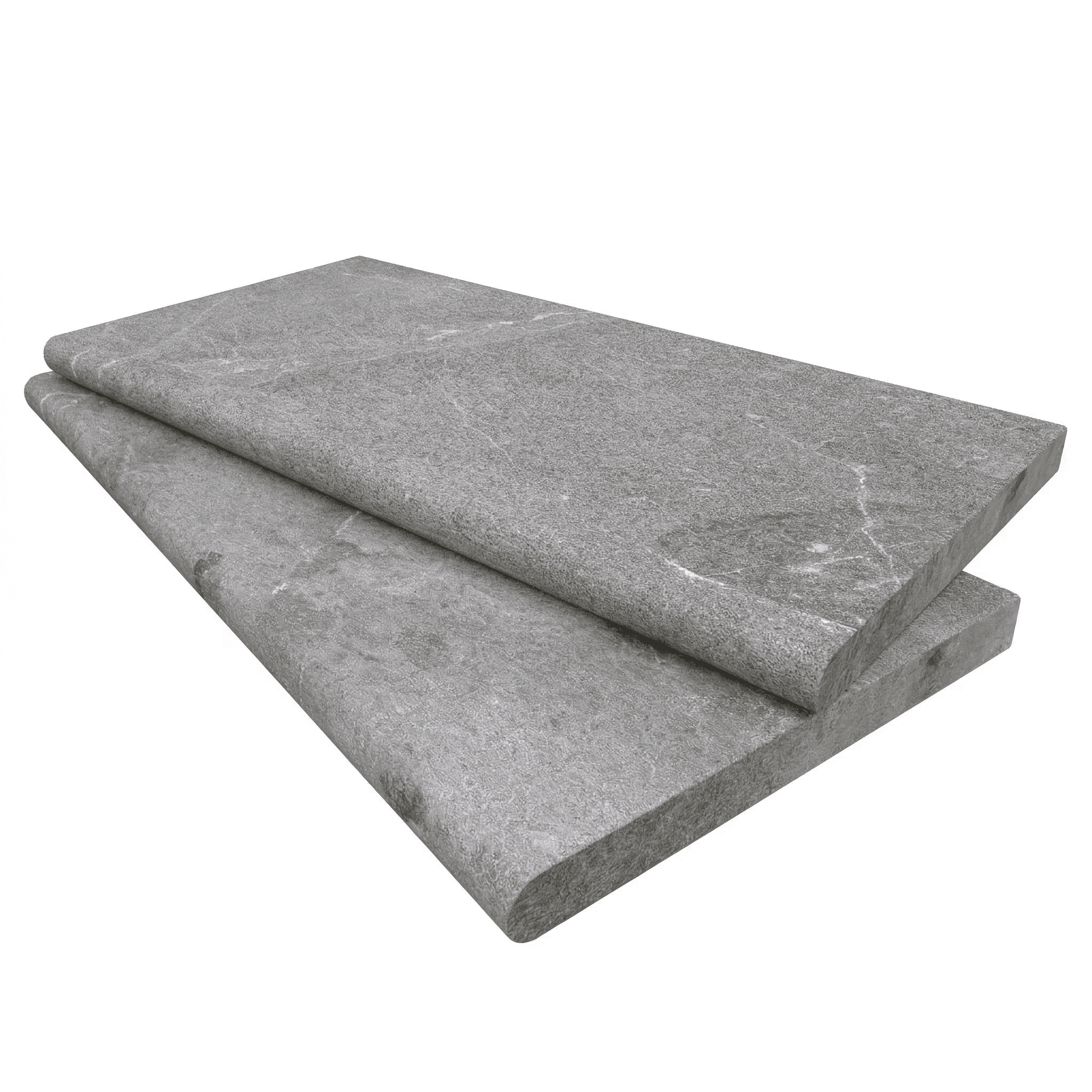 Aegean Grey Sandblasted 12x24 3cm Single Bullnose Coping