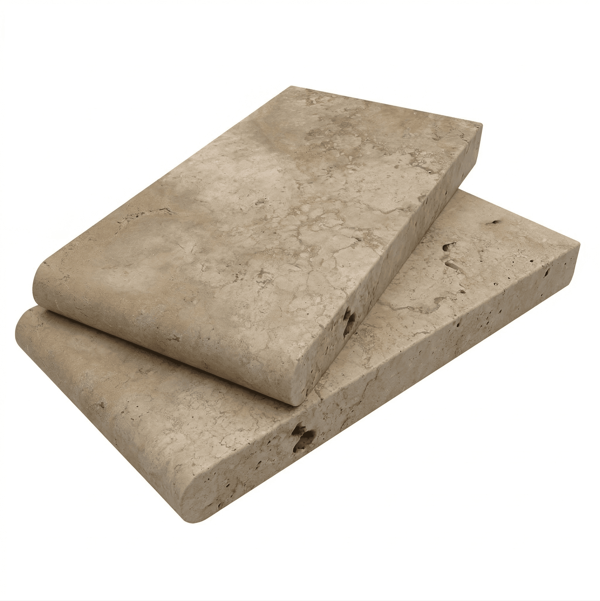 Antique Light Honed 6x12 3cm Single Bullnose Coping