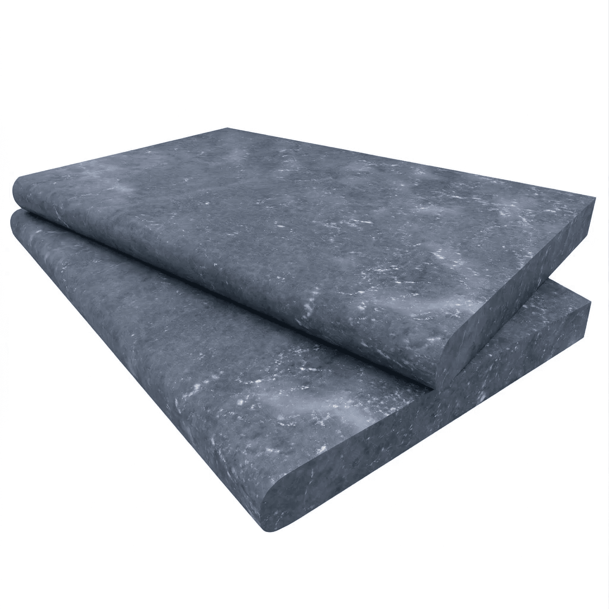 Blue Stone Honed 16x24x5 Single Bullnose Coping