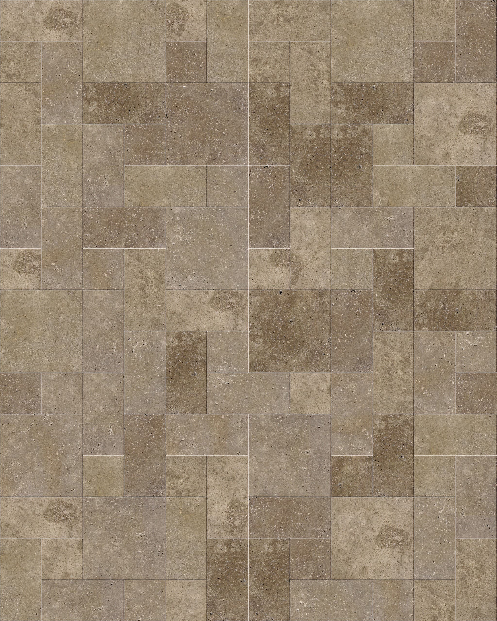 Denizli Noche Honed ANS Combo Pattern 3cm Modern Tumbled Paver