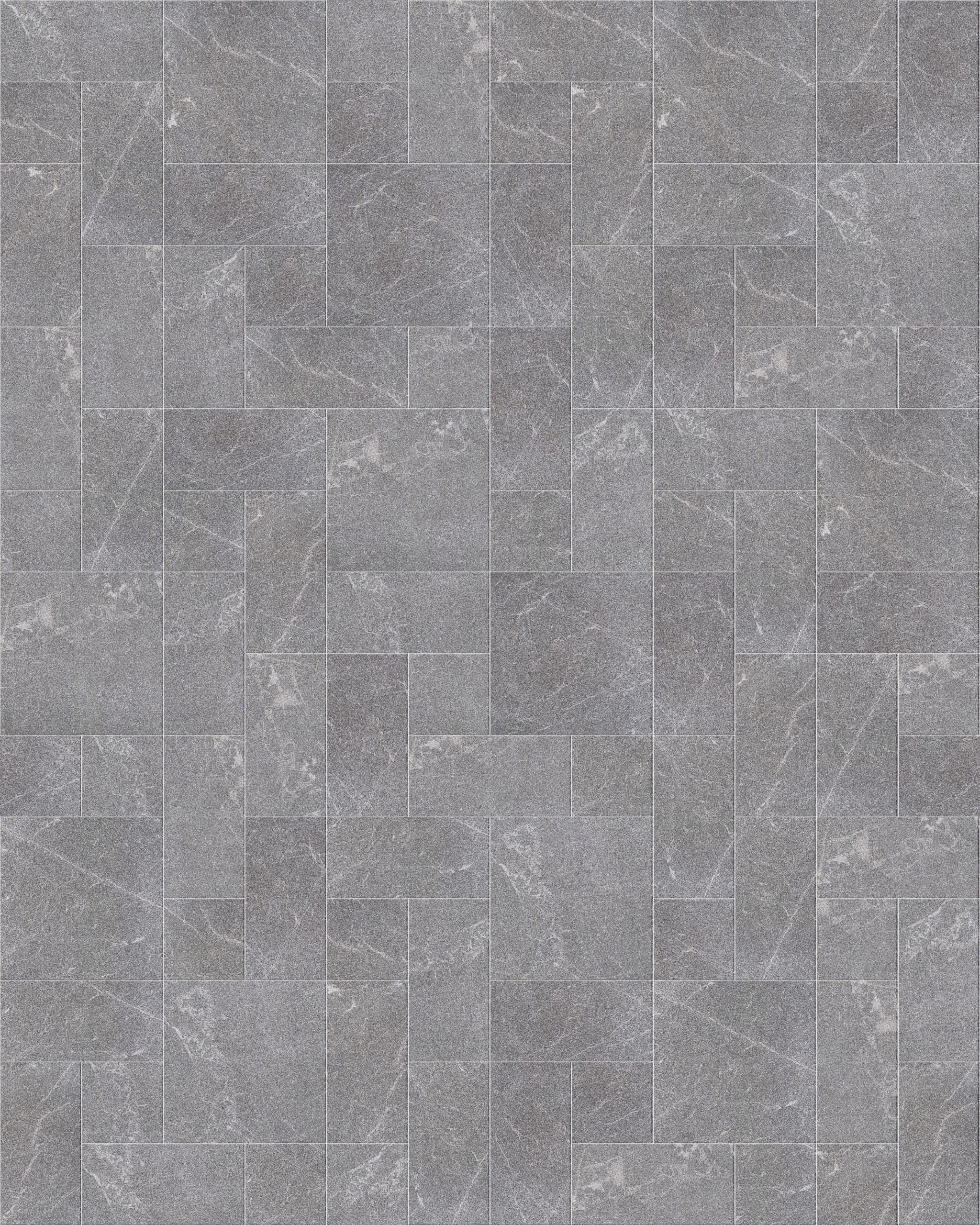Noble Grey Leathered ANS Combo Pattern 3cm Modern Tumbled Paver