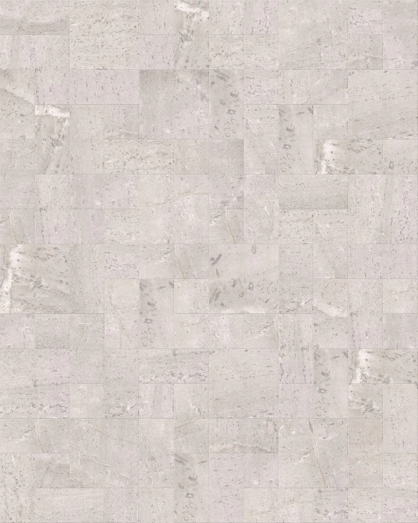 Pearl Grey Limestone Honed ANS Combo Pattern 3cm Modern Tumbled Paver