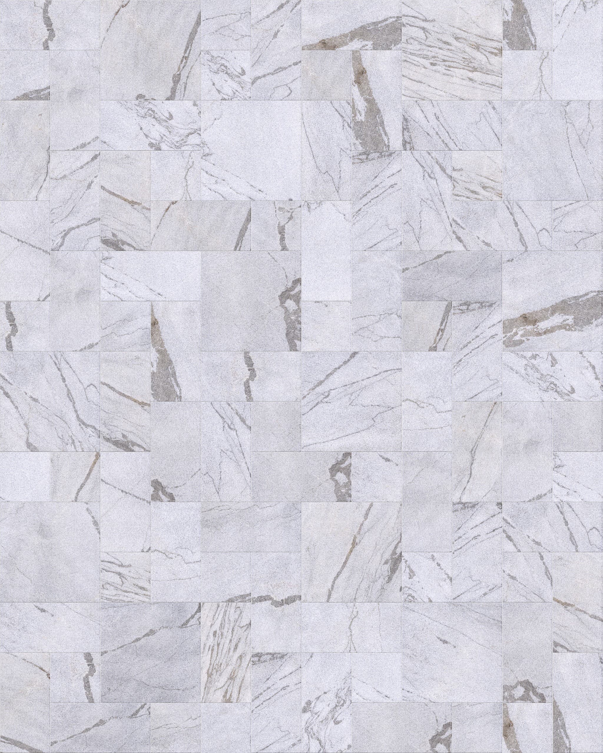 Royal Blue Leathered ANS Combo Pattern 3cm Modern Tumbled Paver