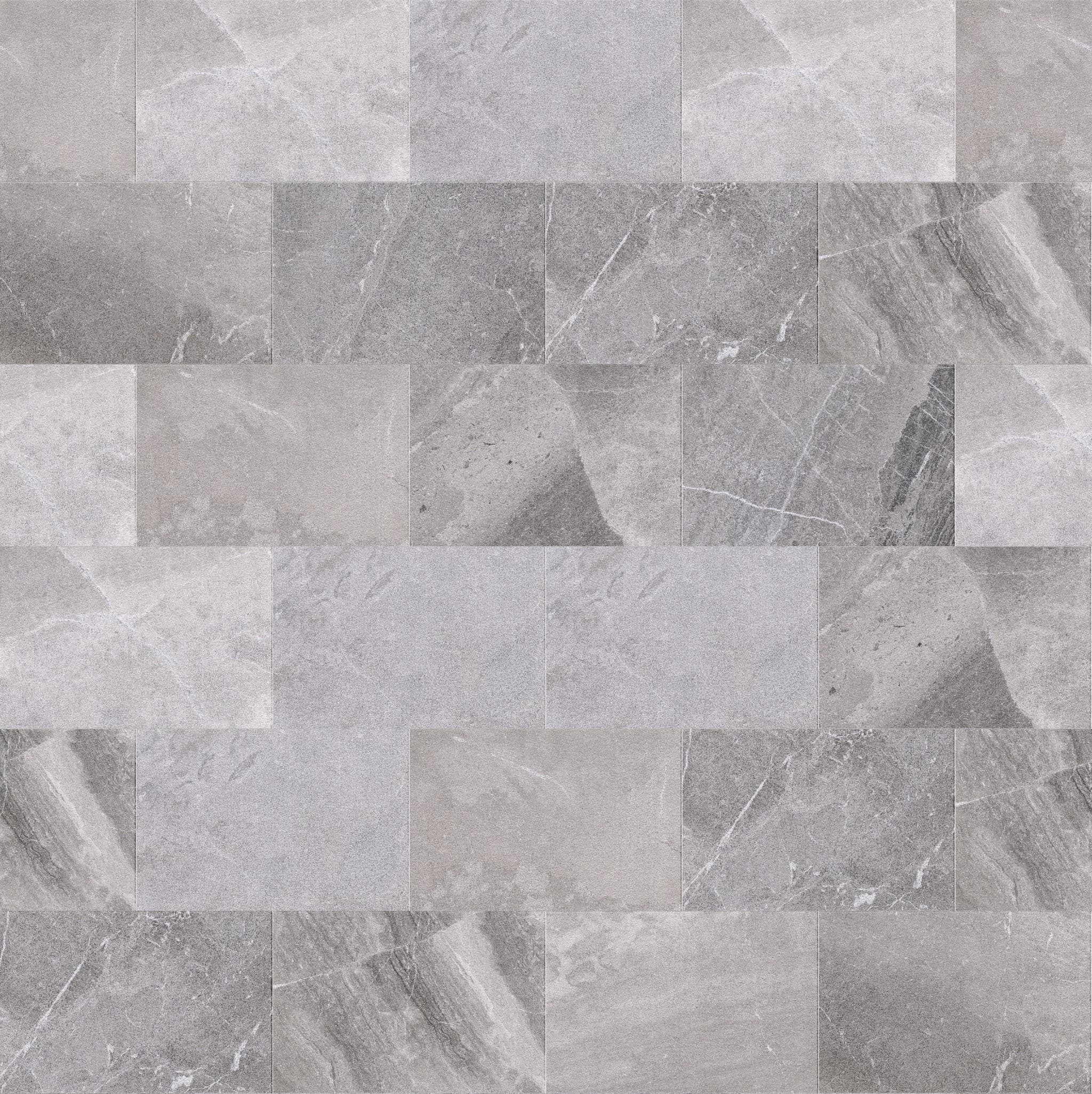 Aegean Grey Sandblasted 16x24 3cm Modern Tumbled Paver