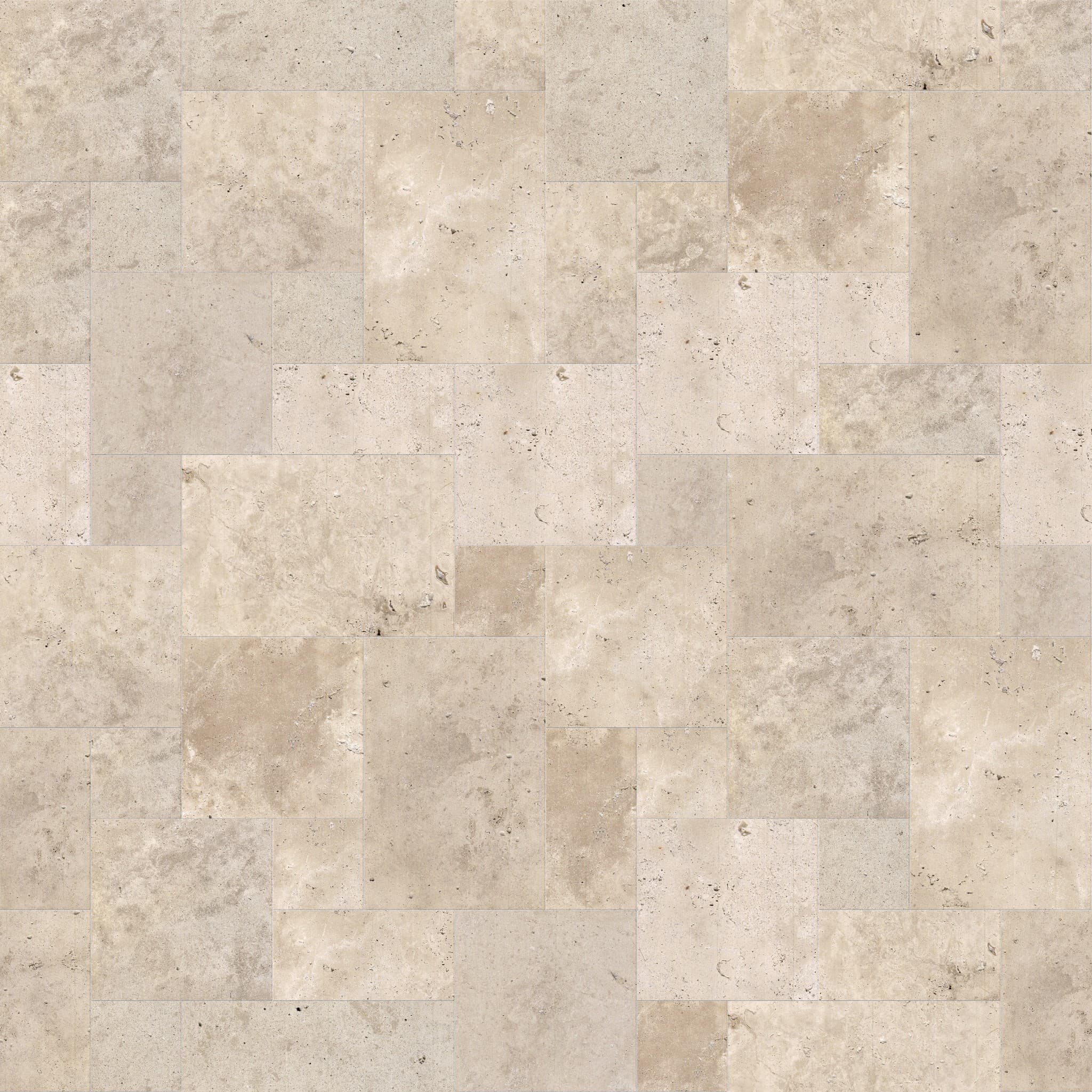 Light Premium Honed French Pattern 3cm Modern Tumbled Paver