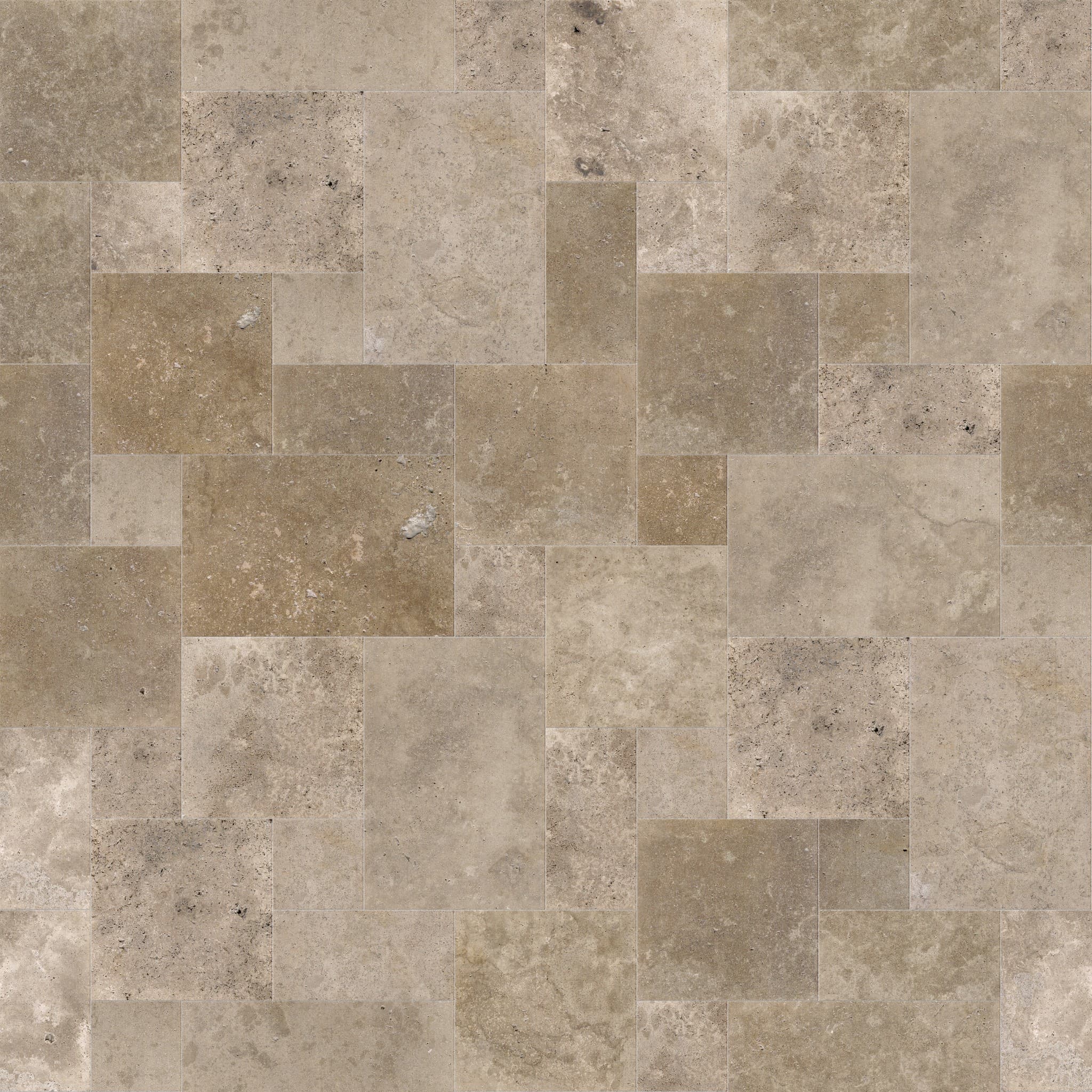 Walnut Premium Honed French Pattern 3cm Modern Tumbled Paver