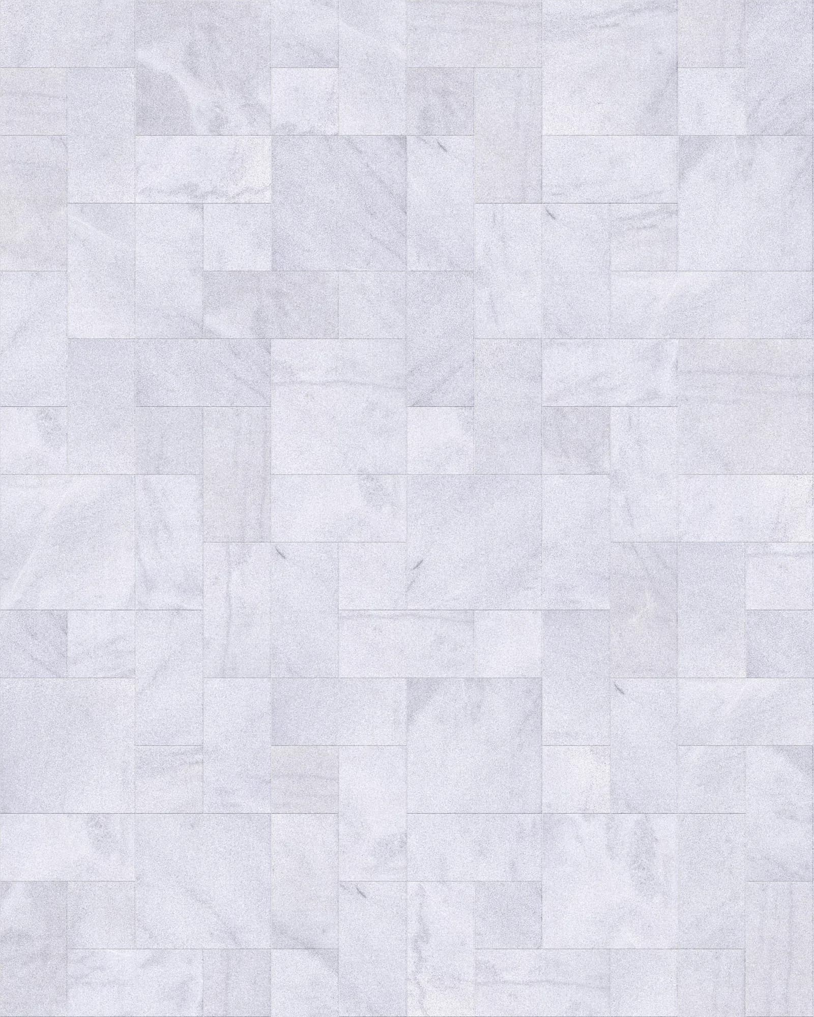 White Cloud Marble Leathered ANS Combo Pattern 3cm Modern Tumbled Paver