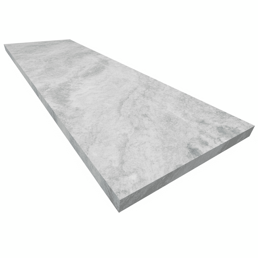 Aqua Grey Brushed 24x75 3cm Modern Tumbled Coping