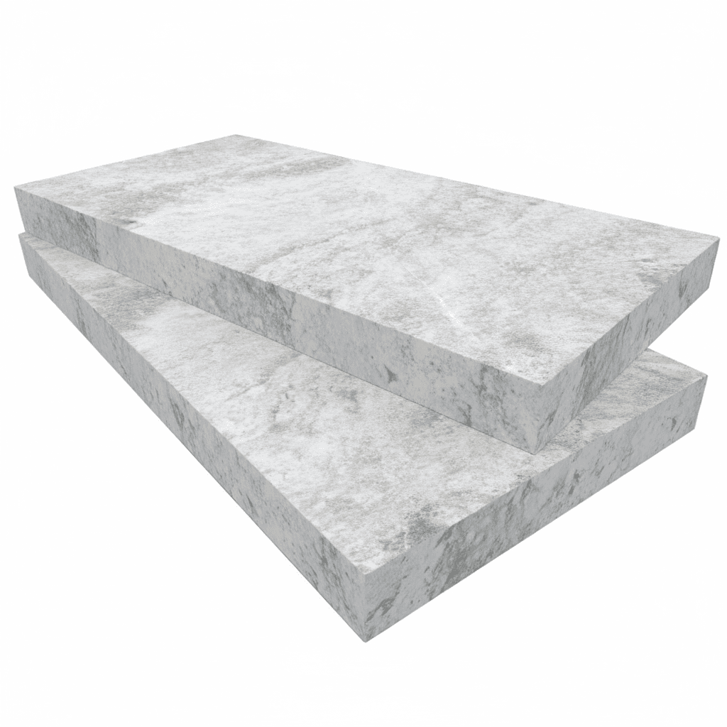 Aqua Grey Brushed 12x24x2 Eased Edge Coping