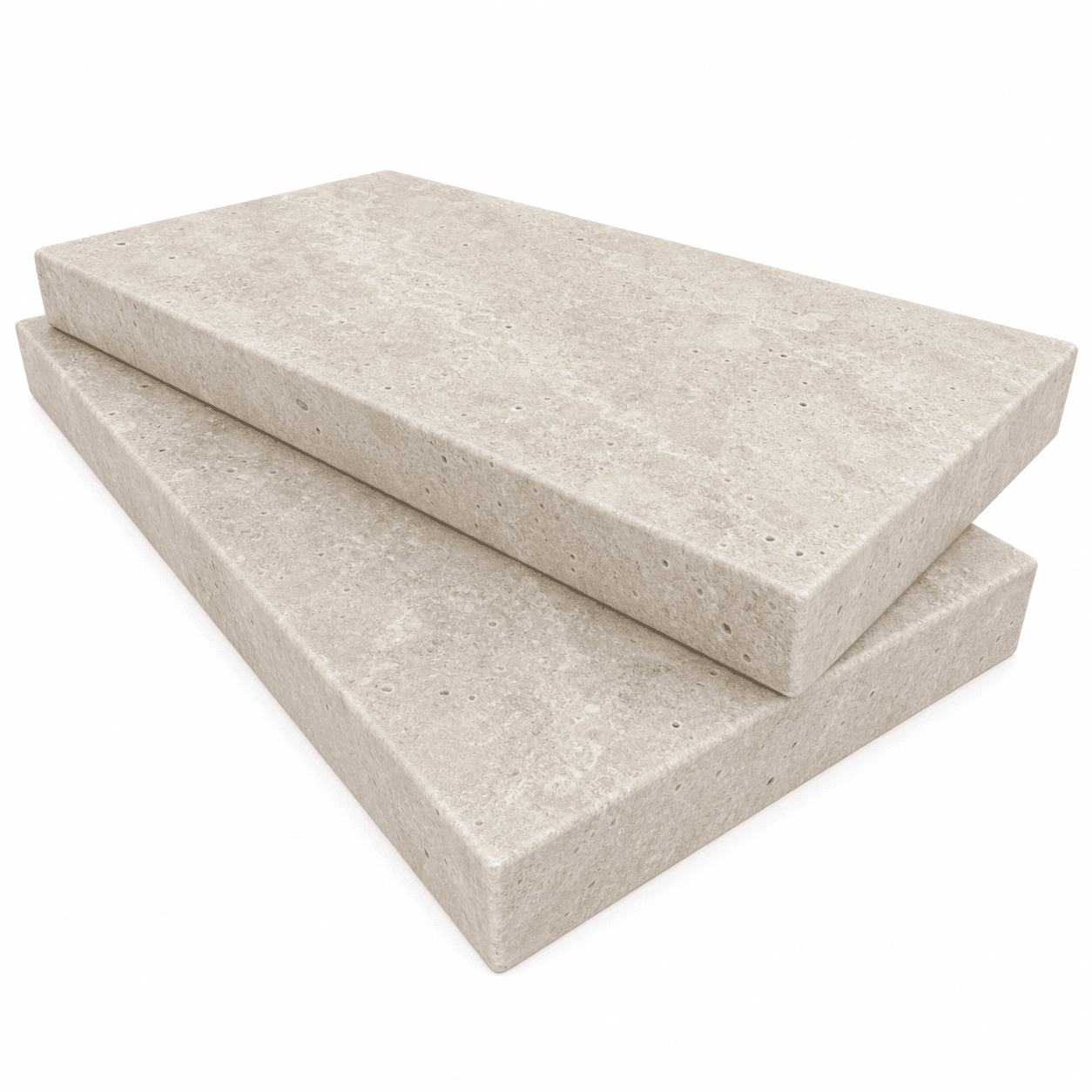 Light Premium Honed 12x24x2 Eased Edge Coping