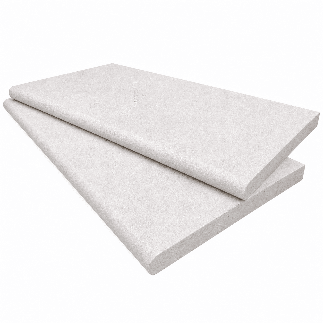 Majestic Cream Leathered 12x24 3cm Single Bullnose Coping