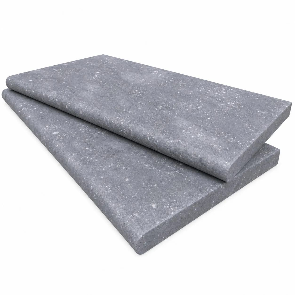 Blue Stone Marble Honed 12x24 3cm Single Bullnose Coping