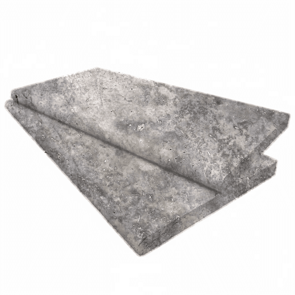 Silver Premium Honed 12x24 3cm Single Bullnose Coping