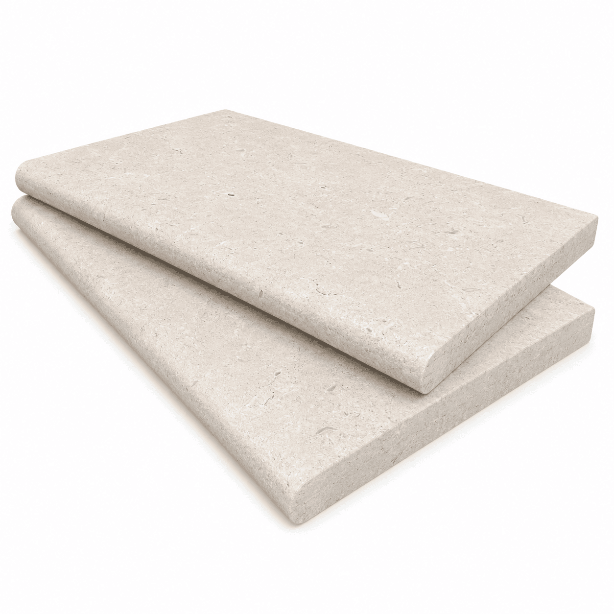 Myra White Honed 12x24 3cm Single Bullnose Coping