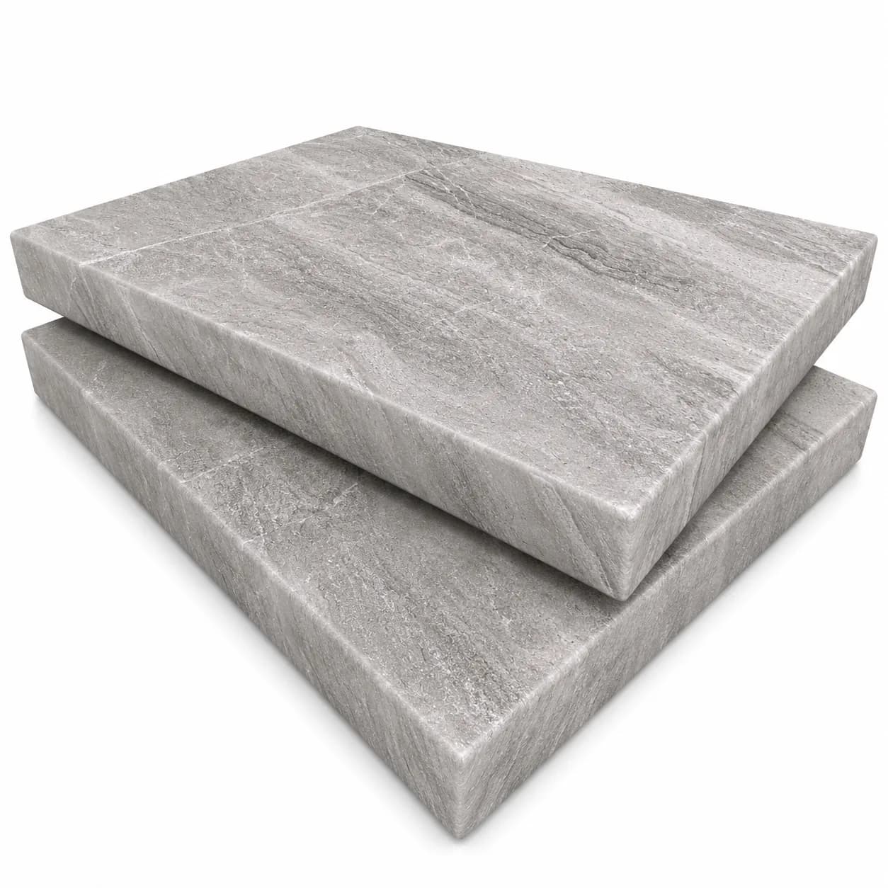 Aegean Grey Marble Sandblasted 16x24 5cm Eased Edge Coping