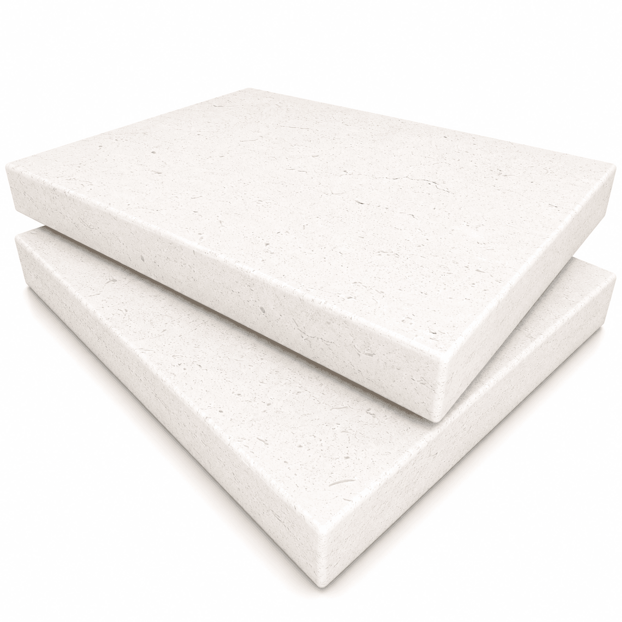 Myra White Honed 16x24x2 Eased Edge Coping