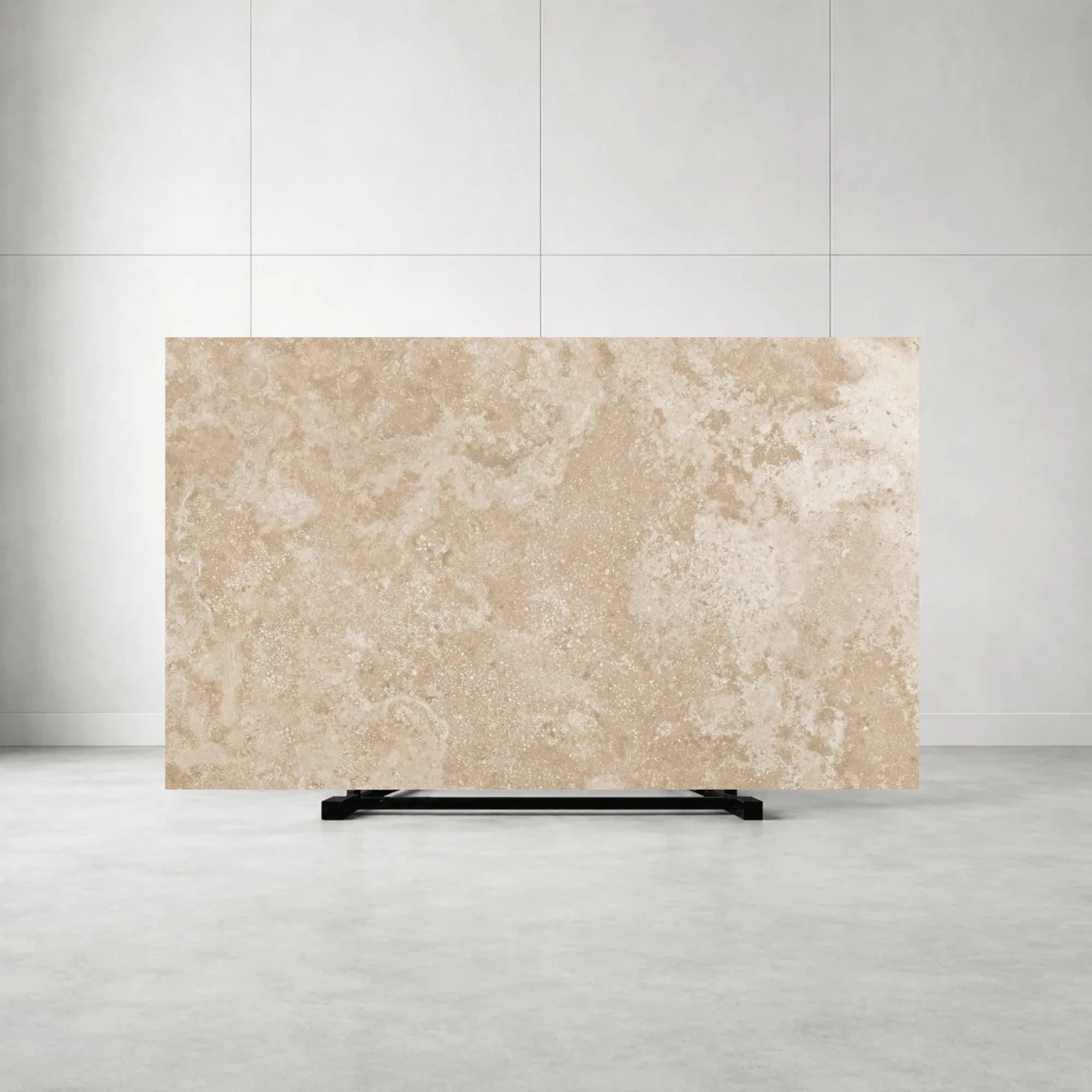 Light Premium Travertine Honed 36x75 3cm Slab