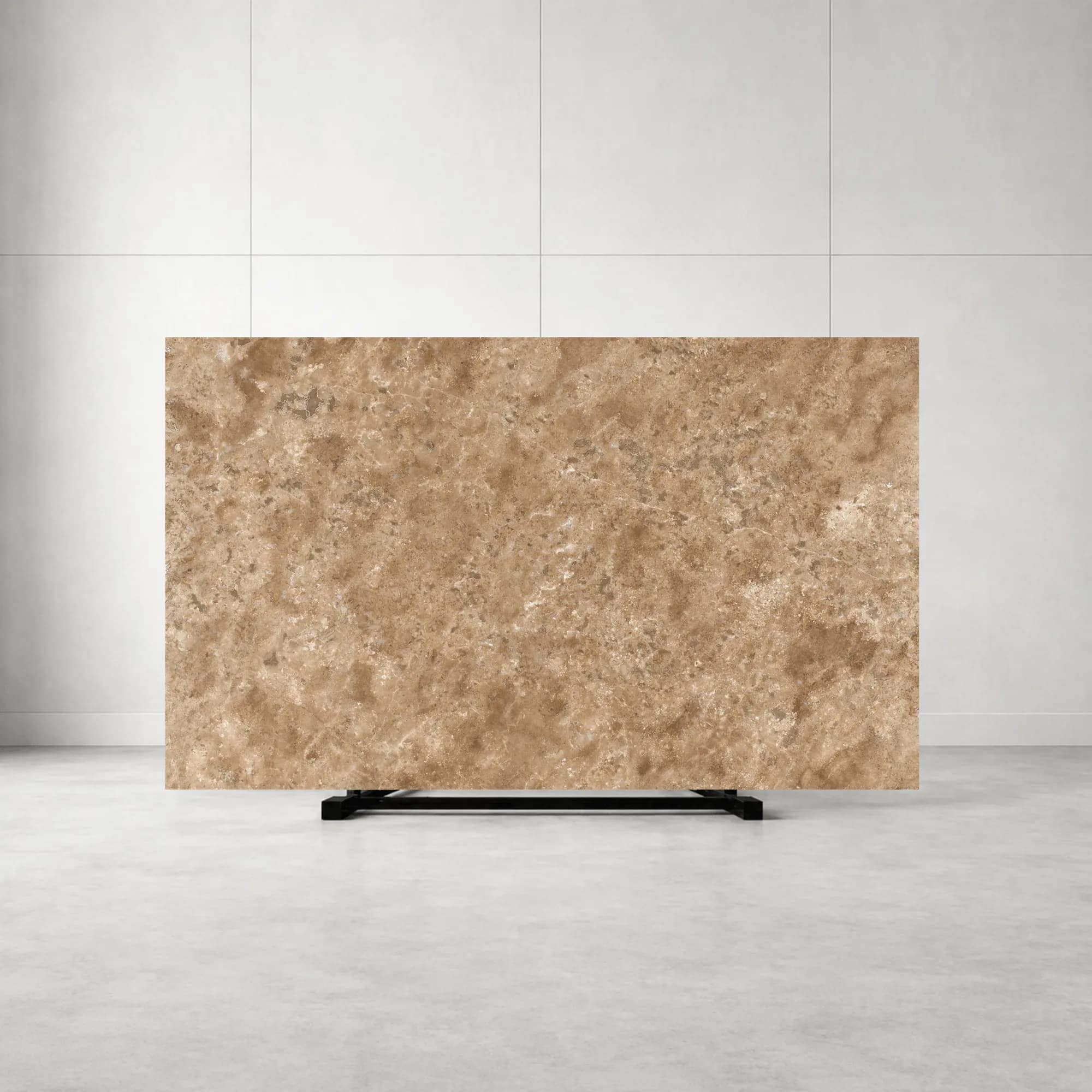 Walnut Premium Travertine Honed 36x75 3cm Slab