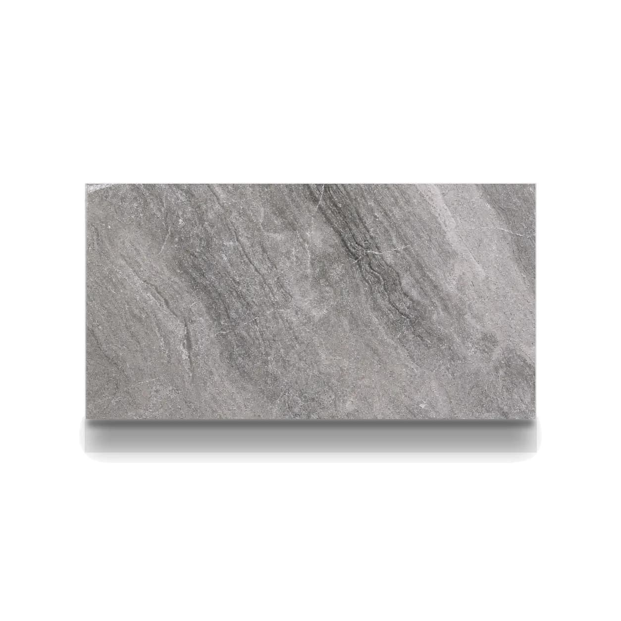 Aegean Grey Marble Sandblasted 6x12 1.2cm Modern Tumbled Tile