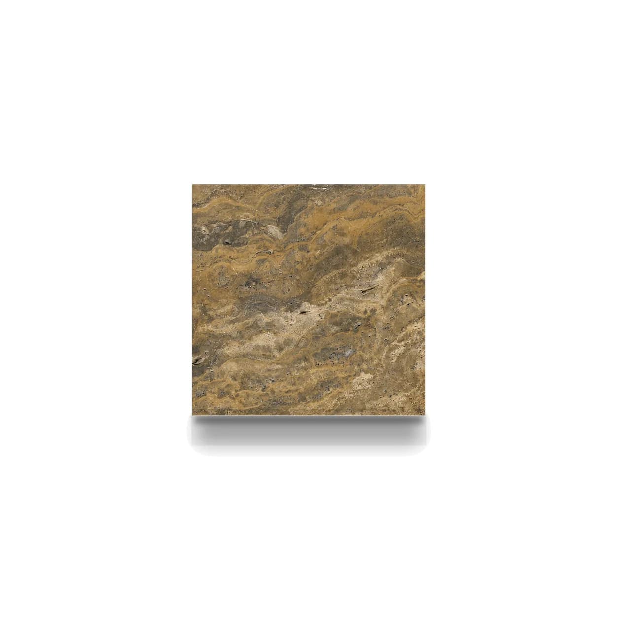Scabos Travertine Honed 6x6 1.2cm Modern Tumbled Tile