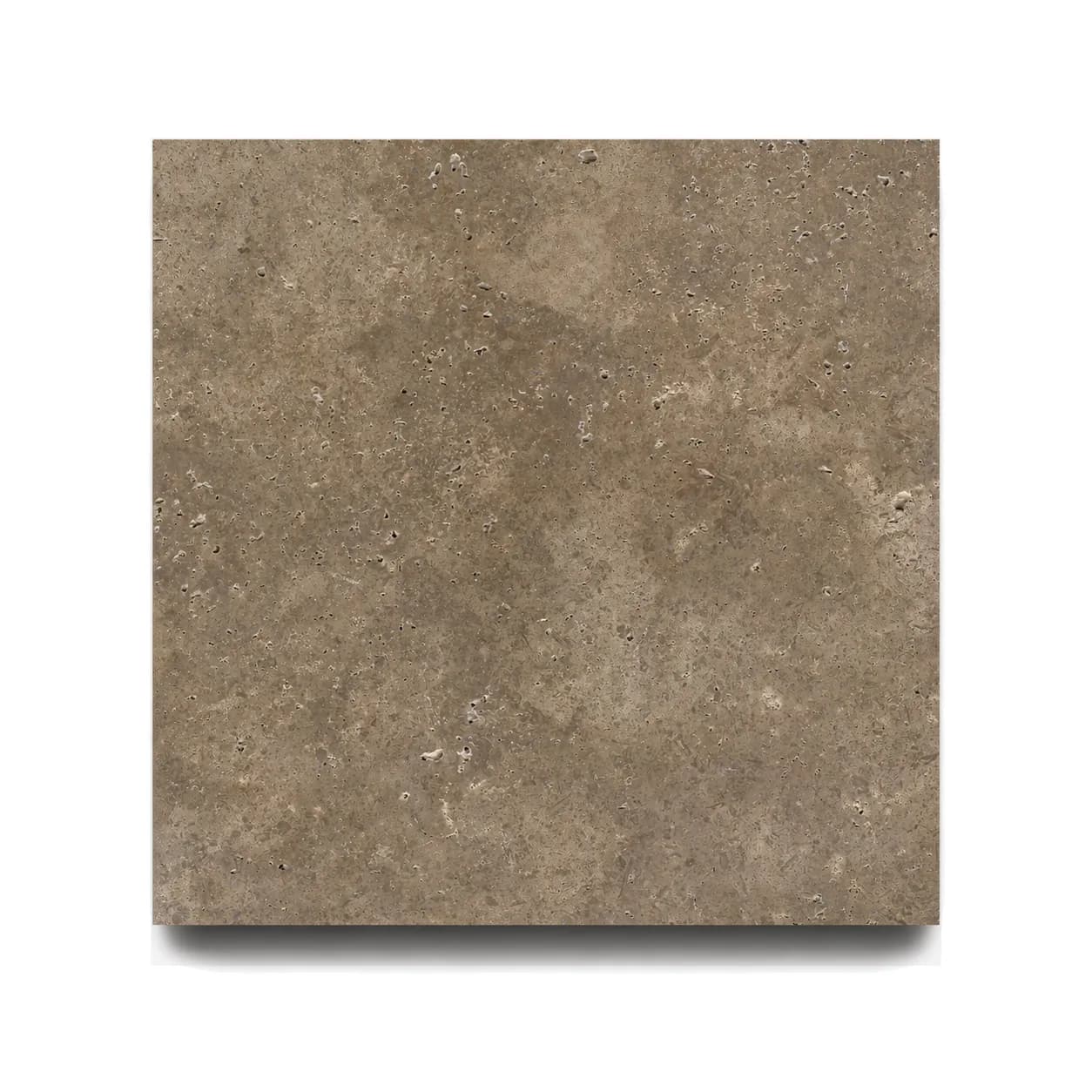 Dark Premium Travertine Honed 24x24 1.2cm Modern Tumbled Tile