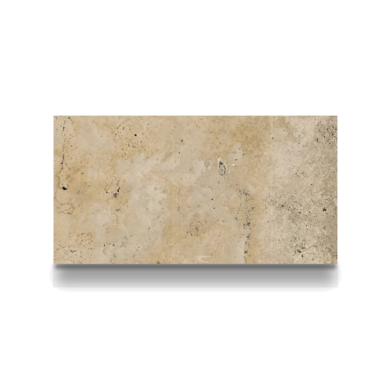 Antique Light Travertine Honed 6x12 3cm Modern Tumbled Paver
