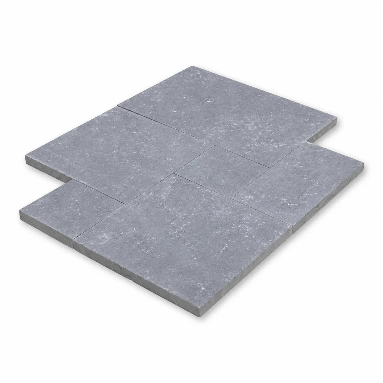 Blue Stone Marble Honed French Pattern 3cm Modern Tumbled Paver
