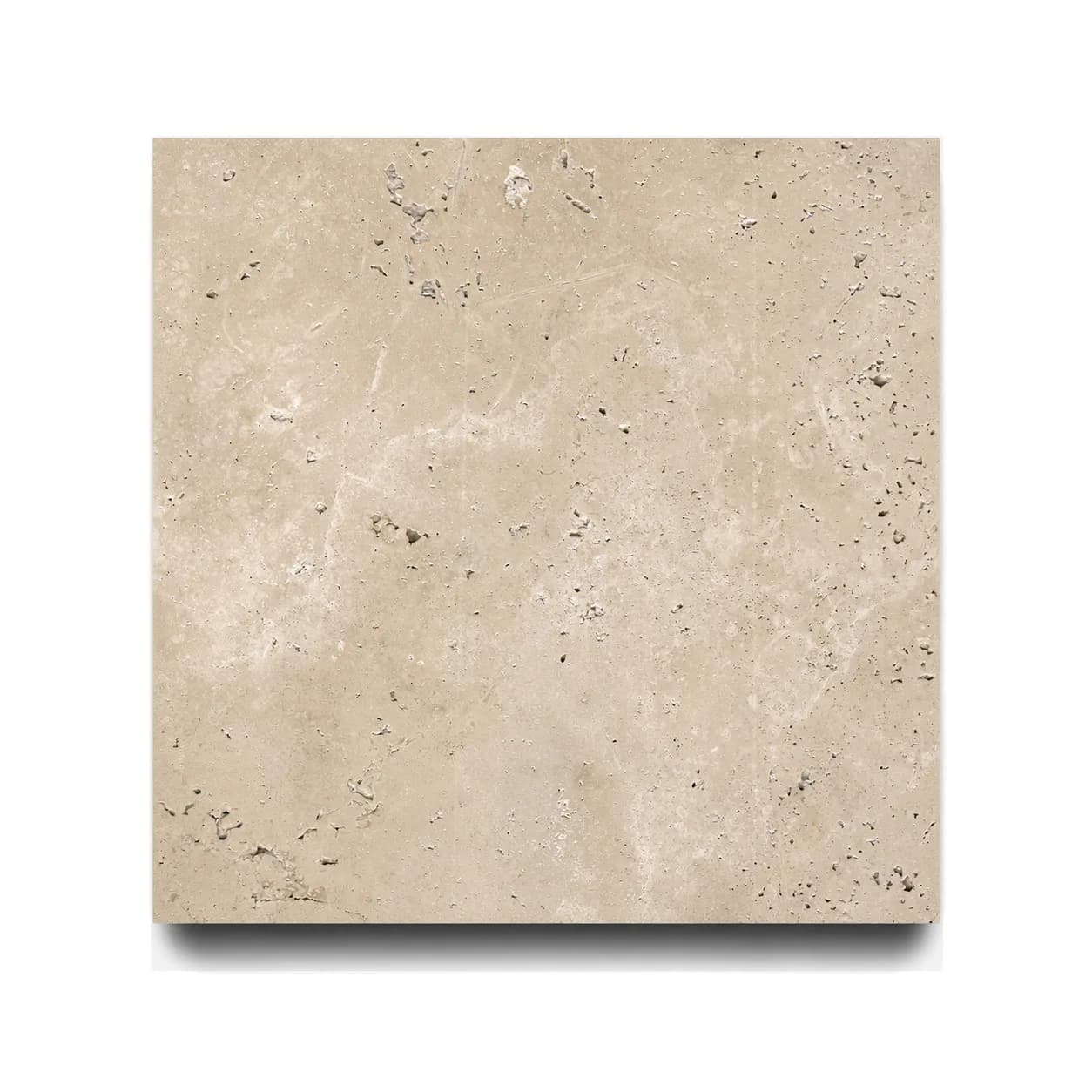 Light Premium Travertine Honed 24x24 1.2cm Modern Tumbled Tile