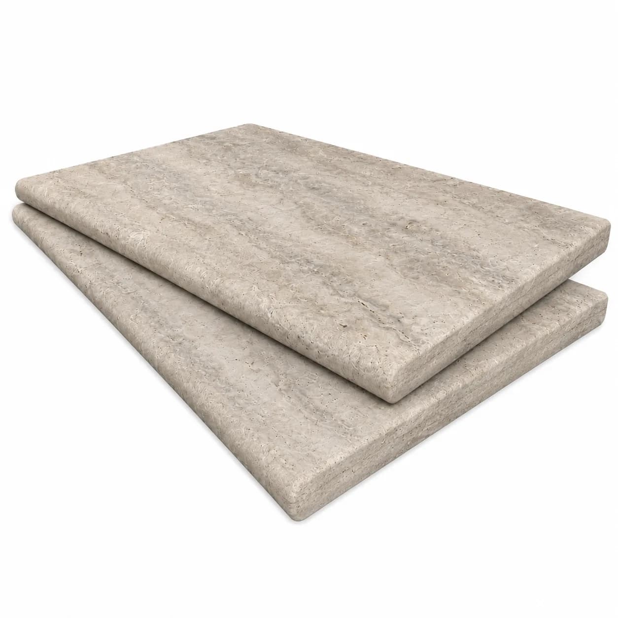 Cafe Premium Travertine Honed 16x24 3cm Single Bullnose Coping